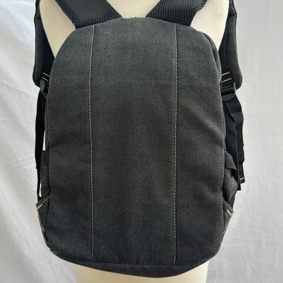 Or@MI Black Denim Backpack - Picture 6 of 7
